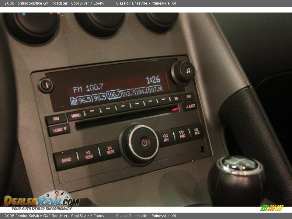 Controls of 2008 Pontiac Solstice GXP Roadster Photo #20