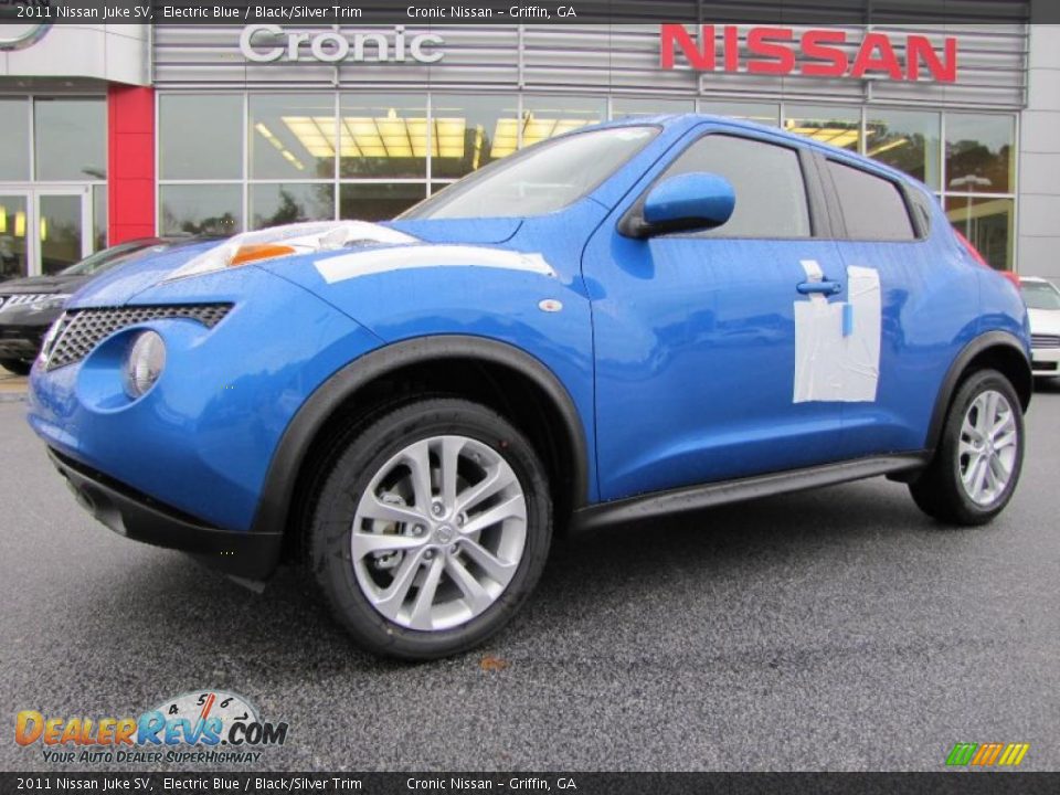 2011 Nissan Juke SV Electric Blue / Black/Silver Trim Photo #1