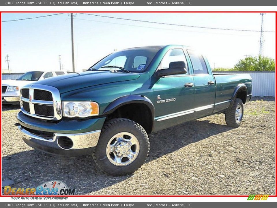 Front 3/4 View of 2003 Dodge Ram 2500 SLT Quad Cab 4x4 Photo #1