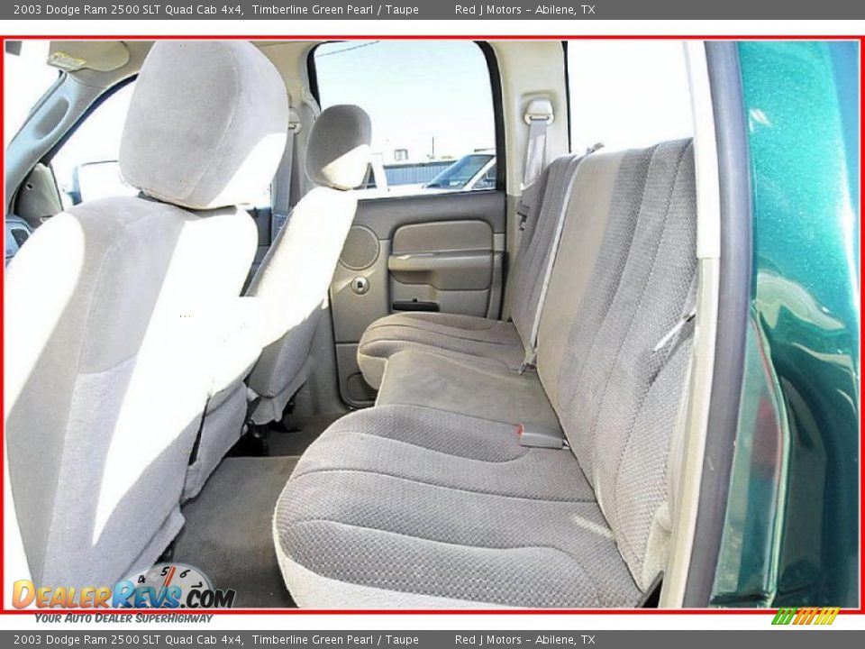 Taupe Interior - 2003 Dodge Ram 2500 SLT Quad Cab 4x4 Photo #19