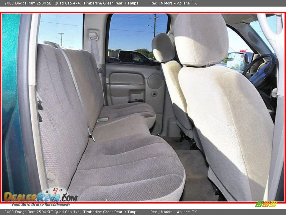 Taupe Interior - 2003 Dodge Ram 2500 SLT Quad Cab 4x4 Photo #21