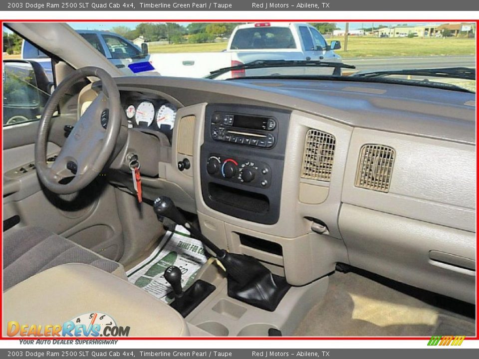 Dashboard of 2003 Dodge Ram 2500 SLT Quad Cab 4x4 Photo #23