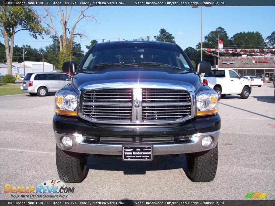 2006 Dodge Ram 1500 SLT Mega Cab 4x4 Black / Medium Slate Gray Photo #2