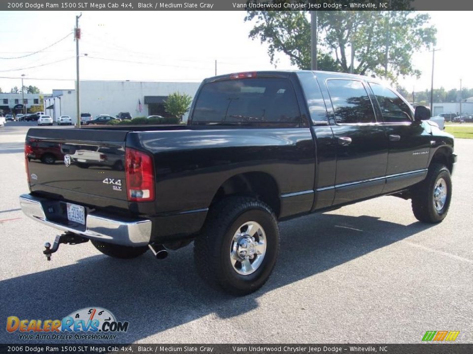 Black 2006 Dodge Ram 1500 SLT Mega Cab 4x4 Photo #4