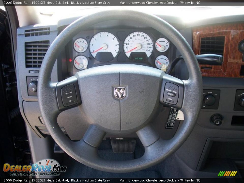 2006 Dodge Ram 1500 SLT Mega Cab 4x4 Steering Wheel Photo #29