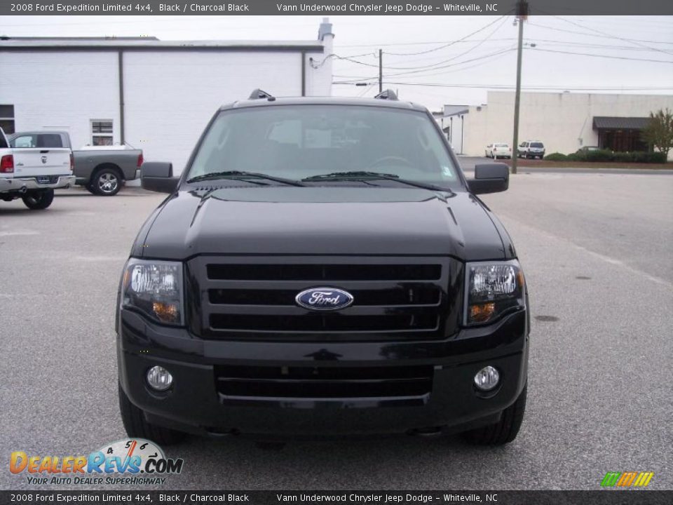 2008 Ford Expedition Limited 4x4 Black / Charcoal Black Photo #2