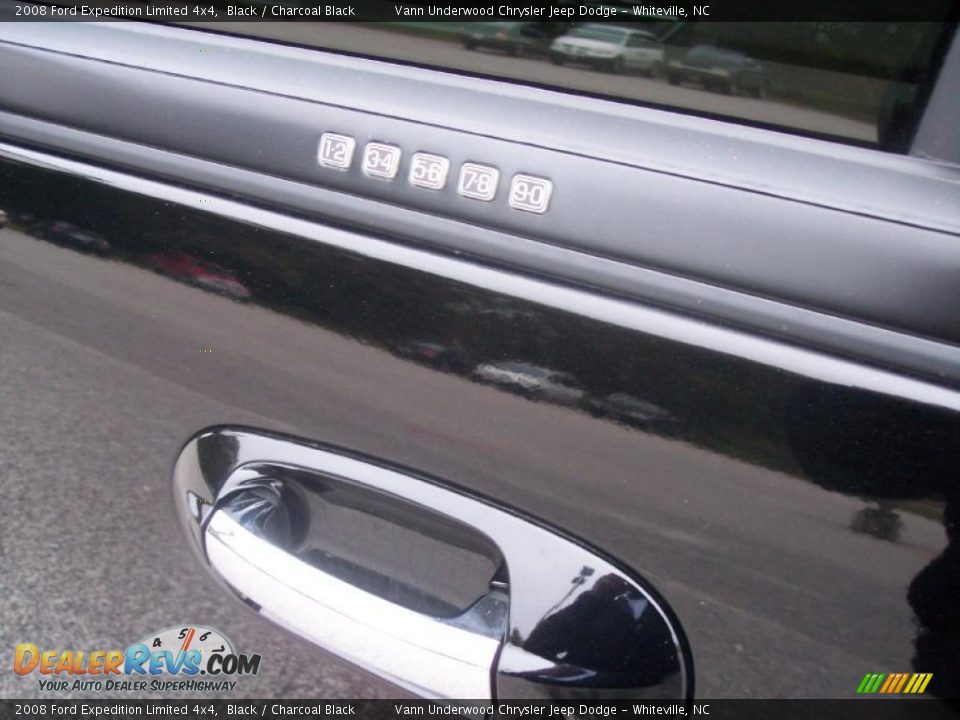 2008 Ford Expedition Limited 4x4 Black / Charcoal Black Photo #22