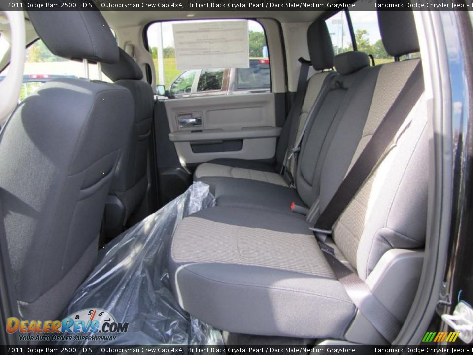 Dark Slate/Medium Graystone Interior - 2011 Dodge Ram 2500 HD SLT Outdoorsman Crew Cab 4x4 Photo #8