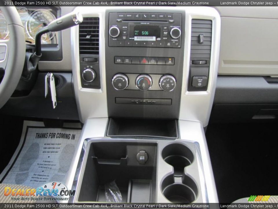 Controls of 2011 Dodge Ram 2500 HD SLT Outdoorsman Crew Cab 4x4 Photo #12