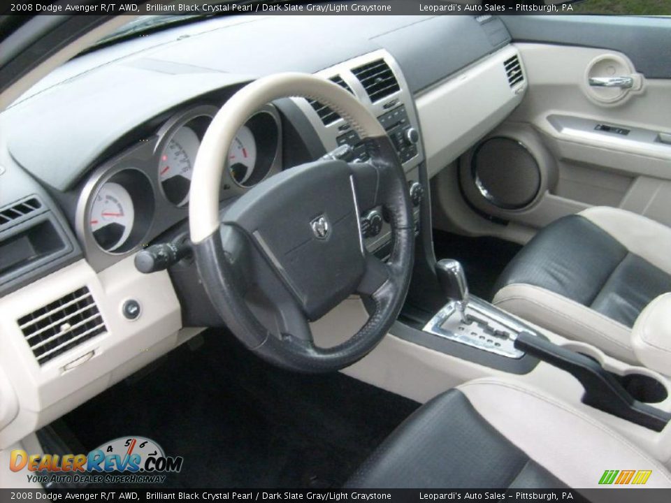 Dark Slate Gray/Light Graystone Interior - 2008 Dodge Avenger R/T AWD Photo #11