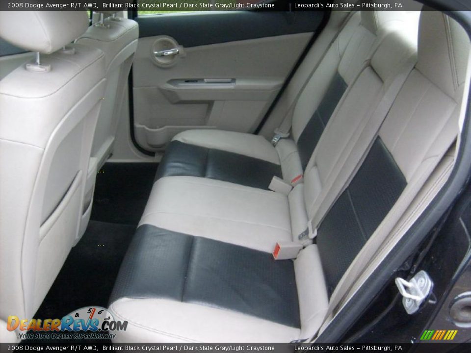 Dark Slate Gray/Light Graystone Interior - 2008 Dodge Avenger R/T AWD Photo #14
