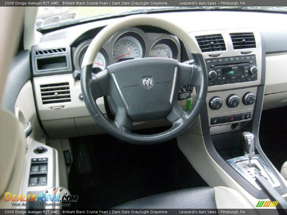 Dashboard of 2008 Dodge Avenger R/T AWD Photo #15
