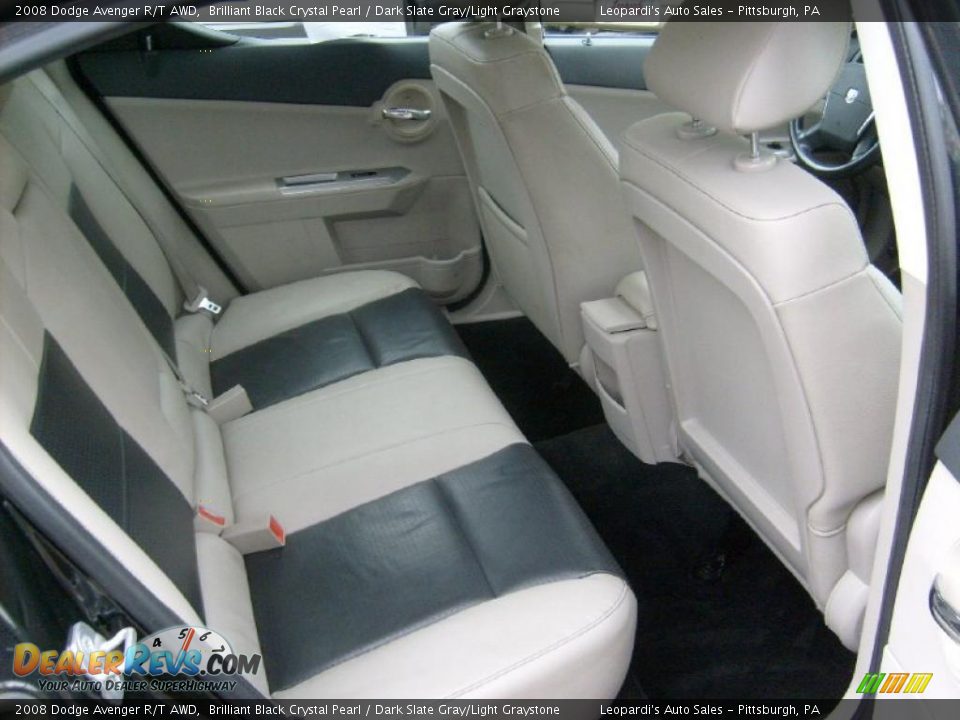 Dark Slate Gray/Light Graystone Interior - 2008 Dodge Avenger R/T AWD Photo #18