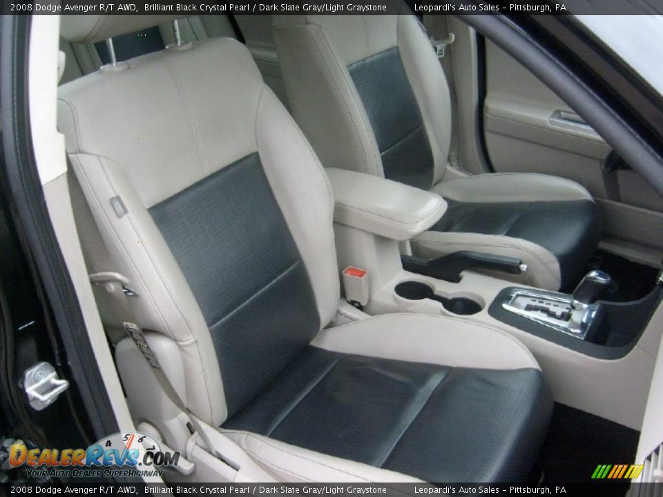 Dark Slate Gray/Light Graystone Interior - 2008 Dodge Avenger R/T AWD Photo #21