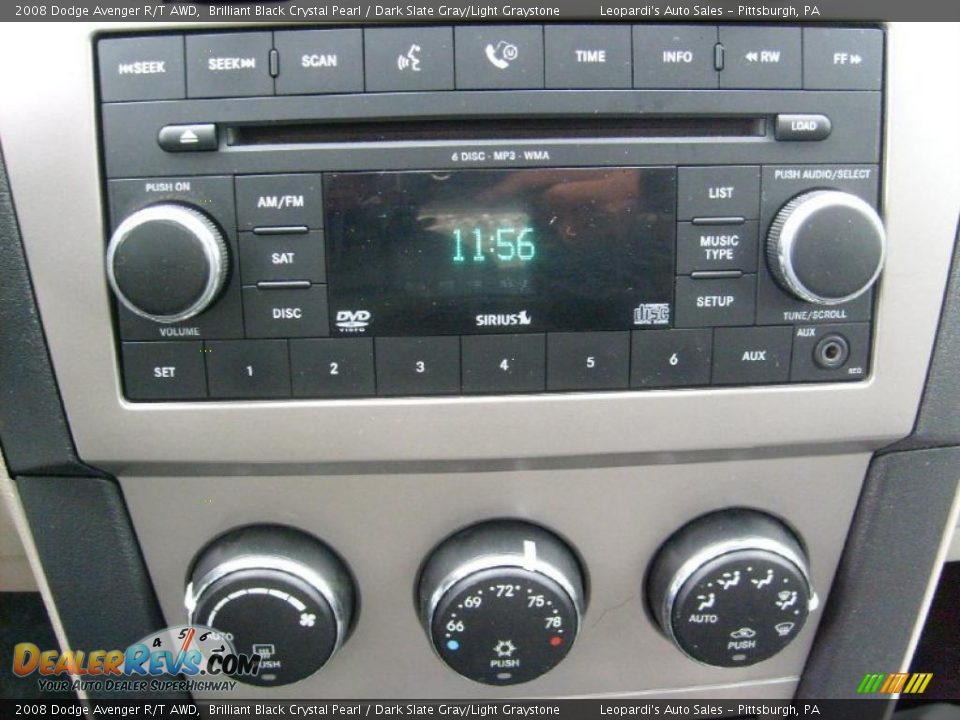 Controls of 2008 Dodge Avenger R/T AWD Photo #26