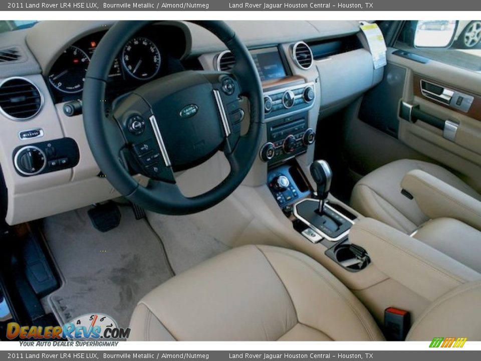 Almond Nutmeg Interior 2011 Land Rover Lr4 Hse Lux Photo