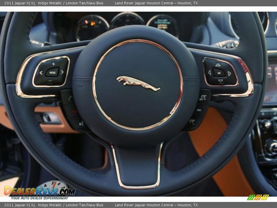 2011 Jaguar XJ XJ Steering Wheel Photo #10