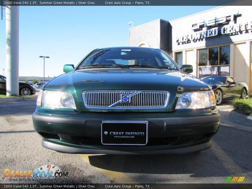 2000 Volvo S40 1.9T Summer Green Metallic / Silver Grey Photo #2
