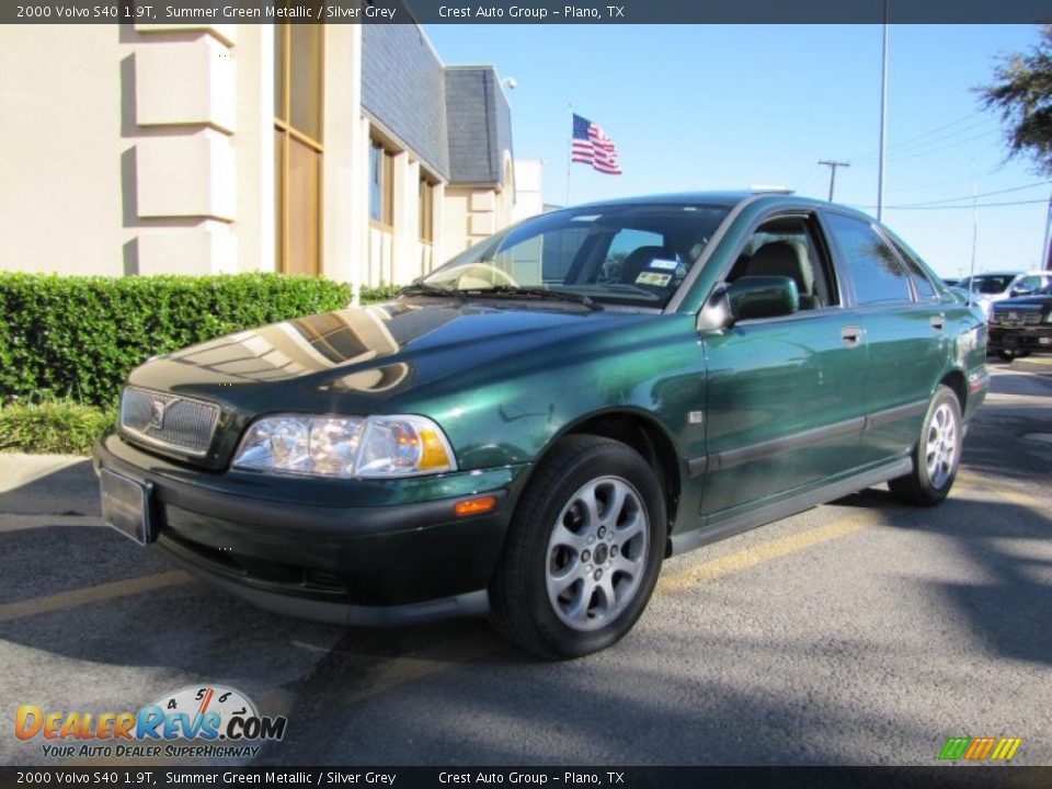 2000 Volvo S40 1.9T Summer Green Metallic / Silver Grey Photo #3