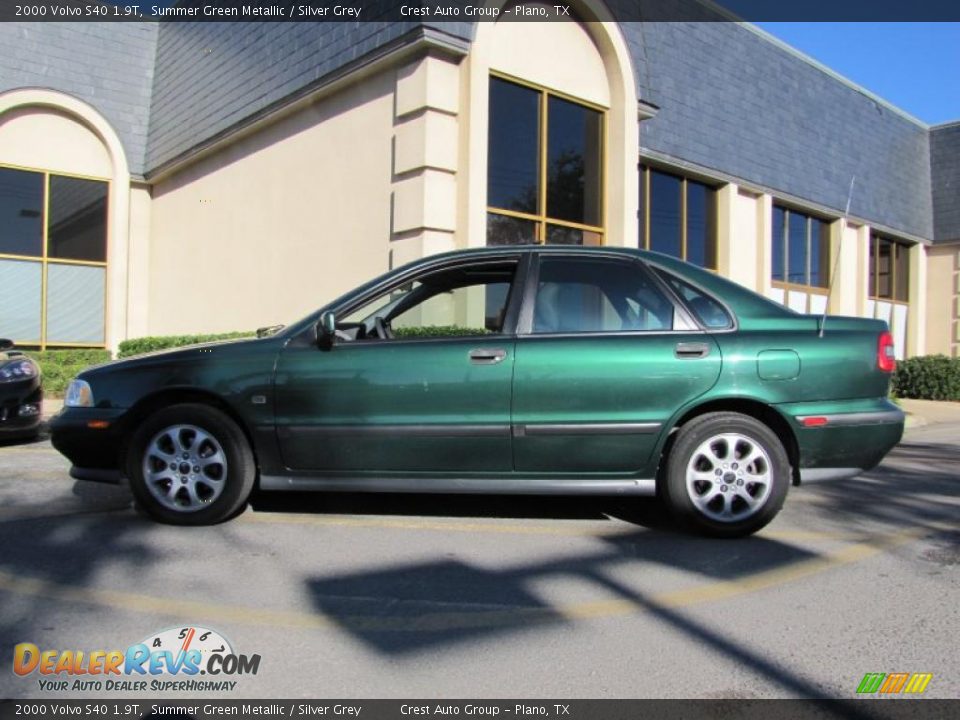 2000 Volvo S40 1.9T Summer Green Metallic / Silver Grey Photo #4