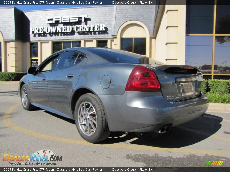 2005 Pontiac Grand Prix GTP Sedan Graystone Metallic / Dark Pewter Photo #5