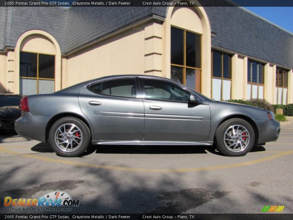 2005 Pontiac Grand Prix GTP Sedan Graystone Metallic / Dark Pewter Photo #7