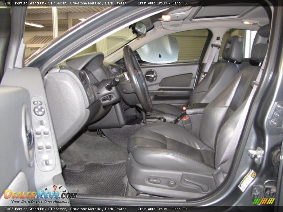 Dark Pewter Interior - 2005 Pontiac Grand Prix GTP Sedan Photo #8