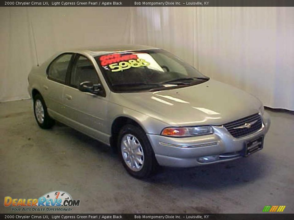 2000 Chrysler Cirrus LXi Light Cypress Green Pearl / Agate Black Photo #1