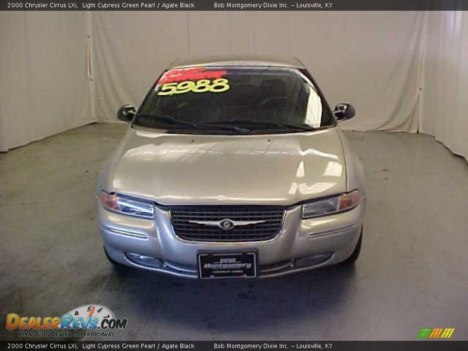 2000 Chrysler Cirrus LXi Light Cypress Green Pearl / Agate Black Photo #2