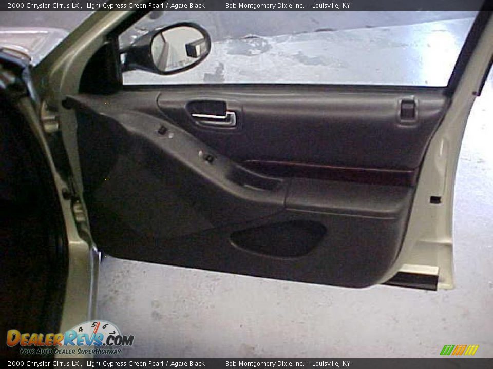 2000 Chrysler Cirrus LXi Light Cypress Green Pearl / Agate Black Photo #7