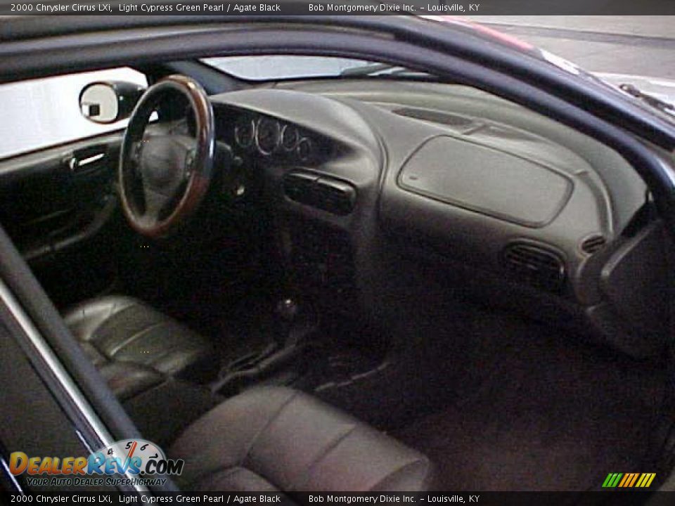 2000 Chrysler Cirrus LXi Light Cypress Green Pearl / Agate Black Photo #8