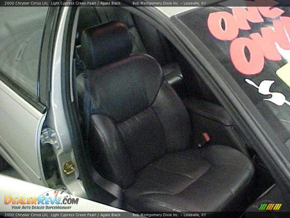 2000 Chrysler Cirrus LXi Light Cypress Green Pearl / Agate Black Photo #9