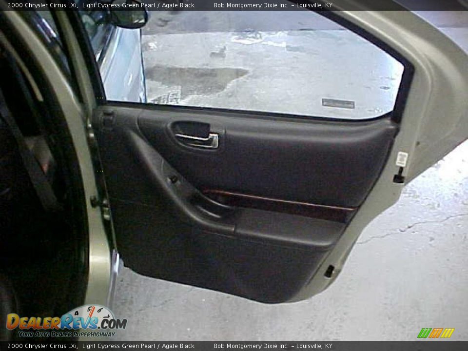 2000 Chrysler Cirrus LXi Light Cypress Green Pearl / Agate Black Photo #10