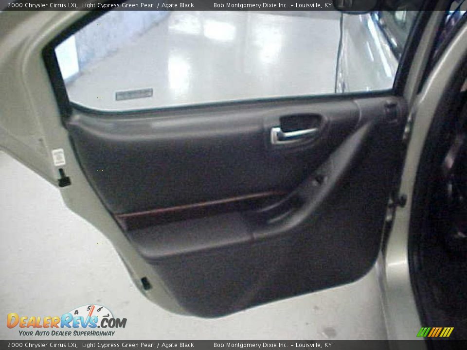 2000 Chrysler Cirrus LXi Light Cypress Green Pearl / Agate Black Photo #14