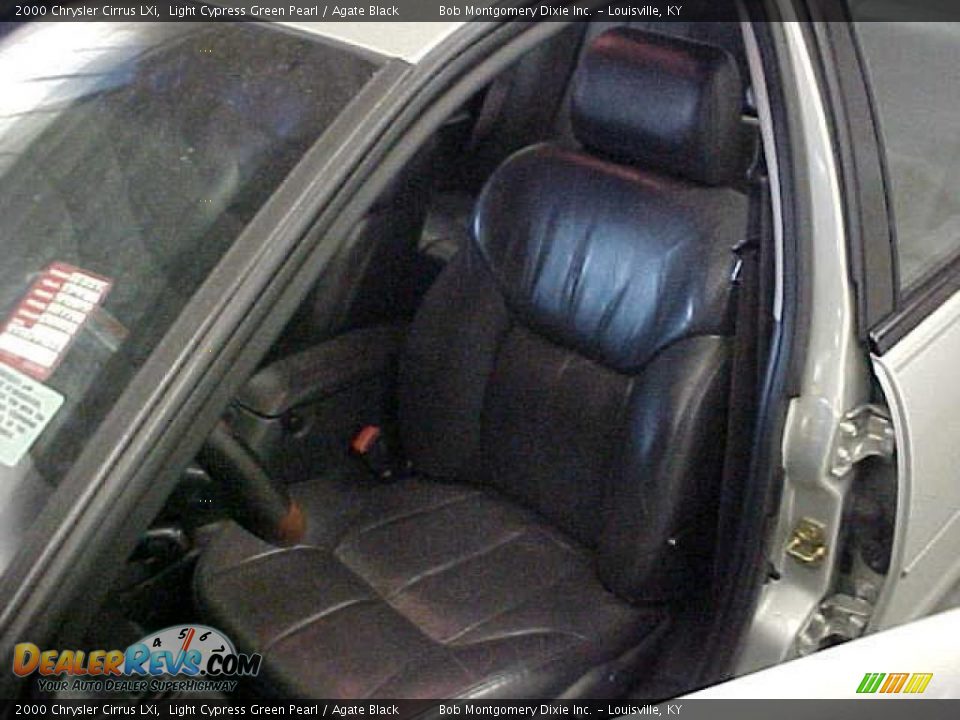 2000 Chrysler Cirrus LXi Light Cypress Green Pearl / Agate Black Photo #19