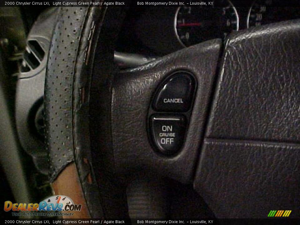 2000 Chrysler Cirrus LXi Light Cypress Green Pearl / Agate Black Photo #21