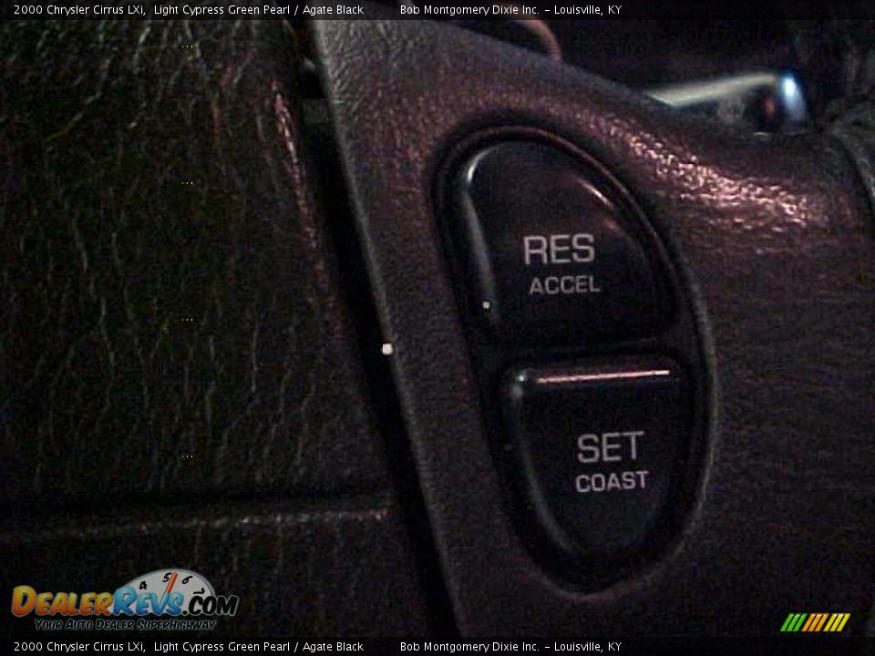 2000 Chrysler Cirrus LXi Light Cypress Green Pearl / Agate Black Photo #22
