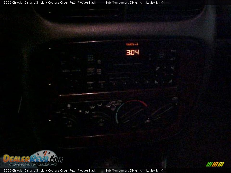 2000 Chrysler Cirrus LXi Light Cypress Green Pearl / Agate Black Photo #23