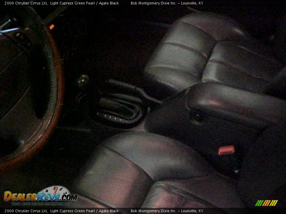 2000 Chrysler Cirrus LXi Light Cypress Green Pearl / Agate Black Photo #24