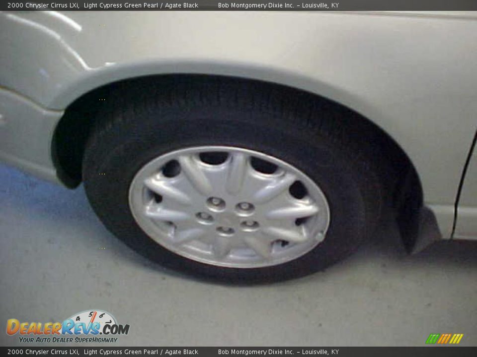 2000 Chrysler Cirrus LXi Light Cypress Green Pearl / Agate Black Photo #25