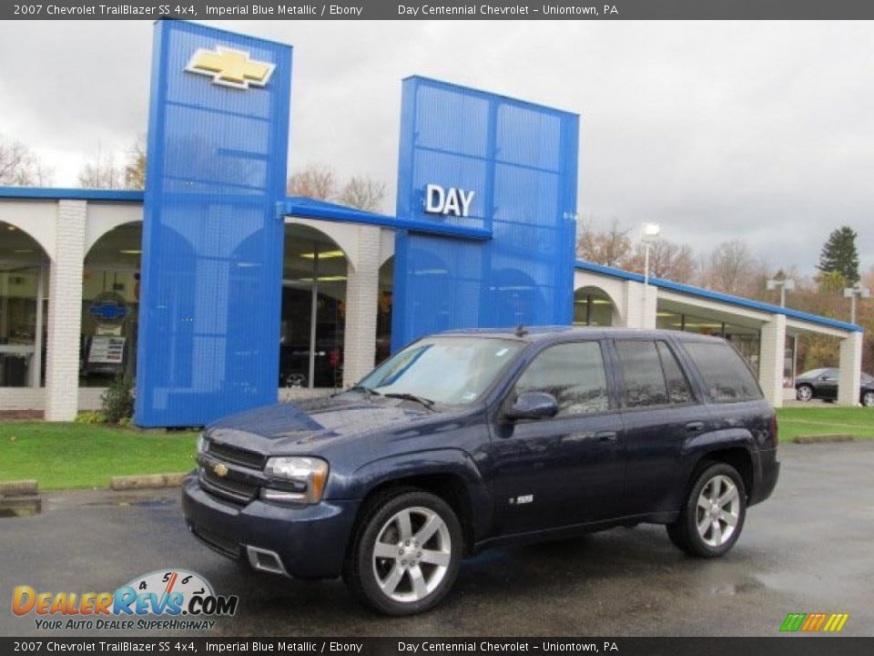 2007 Chevrolet TrailBlazer SS 4x4 Imperial Blue Metallic / Ebony Photo #1