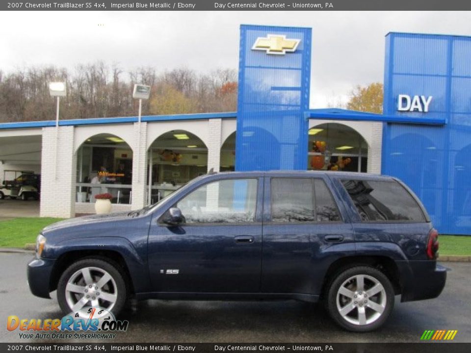 2007 Chevrolet TrailBlazer SS 4x4 Imperial Blue Metallic / Ebony Photo #2