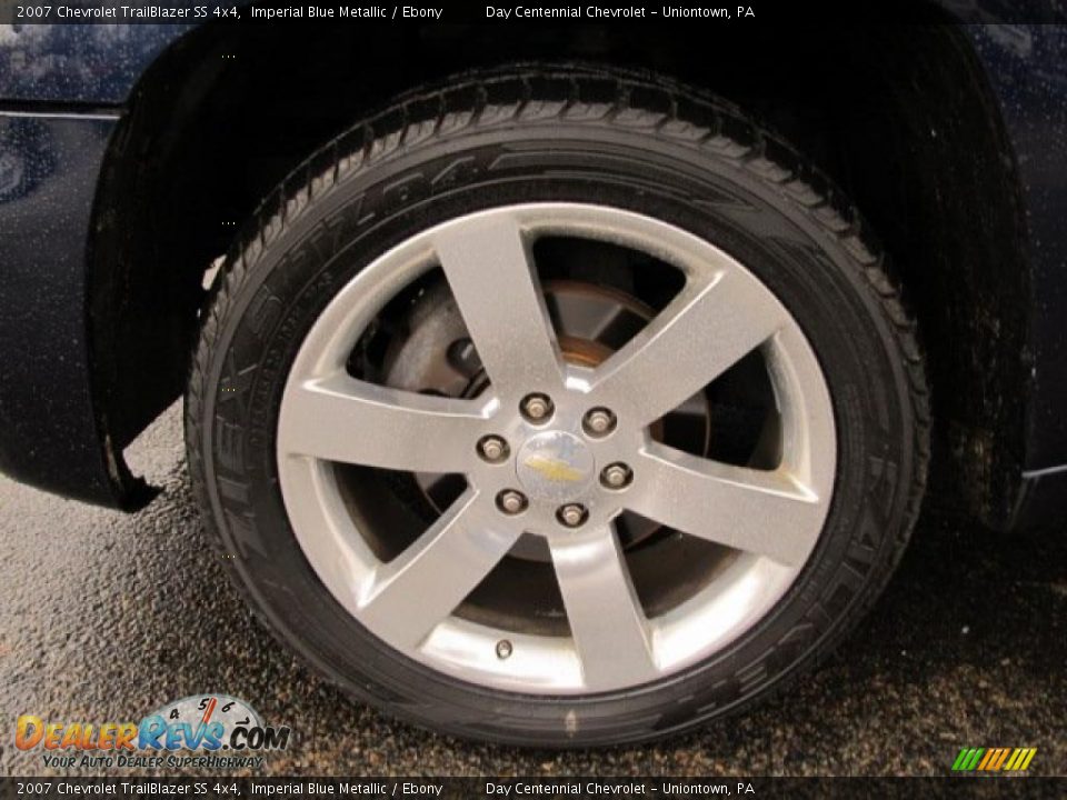 2007 Chevrolet TrailBlazer SS 4x4 Imperial Blue Metallic / Ebony Photo #3
