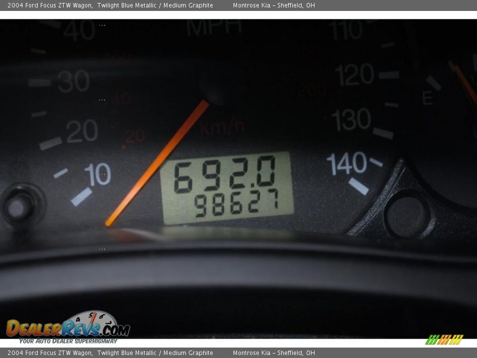 2004 Ford Focus ZTW Wagon Twilight Blue Metallic / Medium Graphite Photo #30