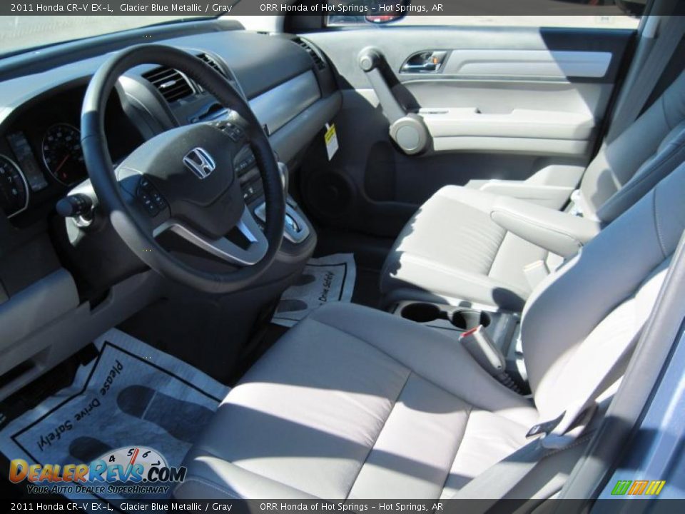 Gray Interior - 2011 Honda CR-V EX-L Photo #11