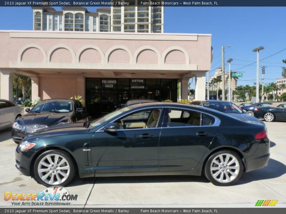Botanical Green Metallic 2010 Jaguar XF Premium Sport Sedan Photo #4