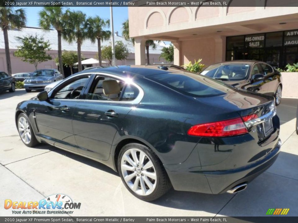 Botanical Green Metallic 2010 Jaguar XF Premium Sport Sedan Photo #5