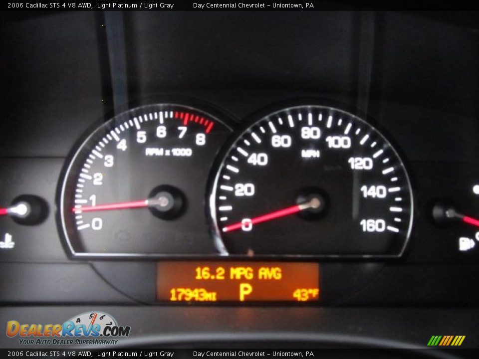 2006 Cadillac STS 4 V8 AWD Light Platinum / Light Gray Photo #9
