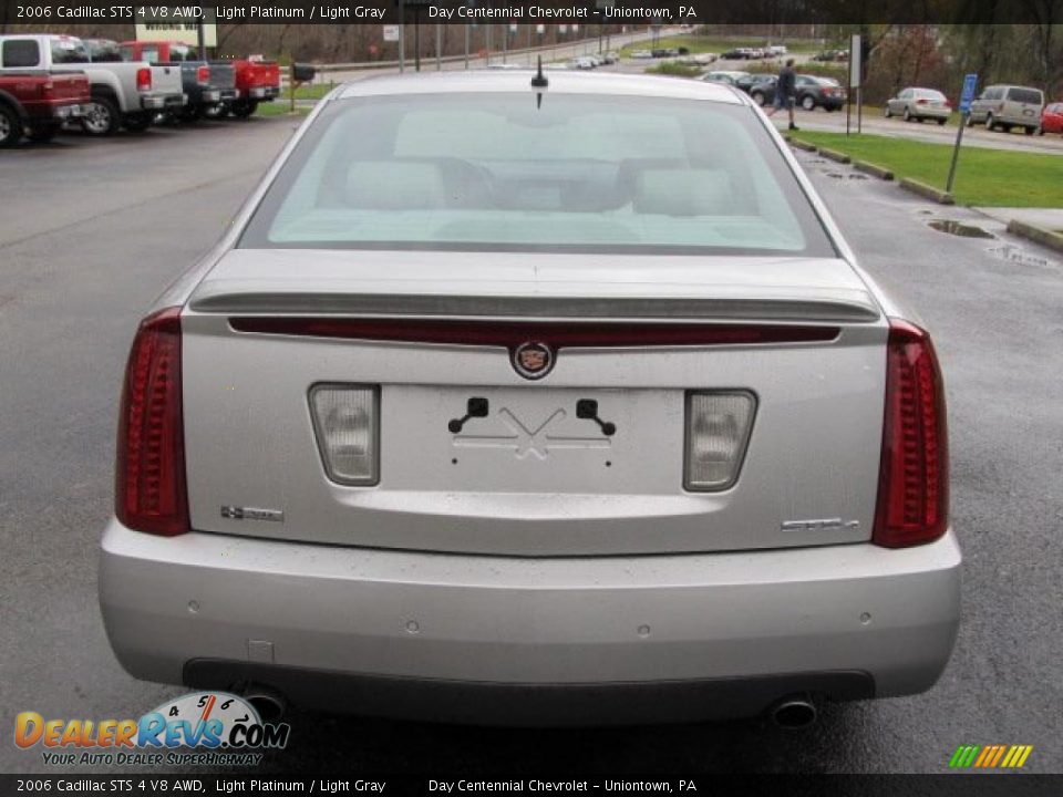 2006 Cadillac STS 4 V8 AWD Light Platinum / Light Gray Photo #10