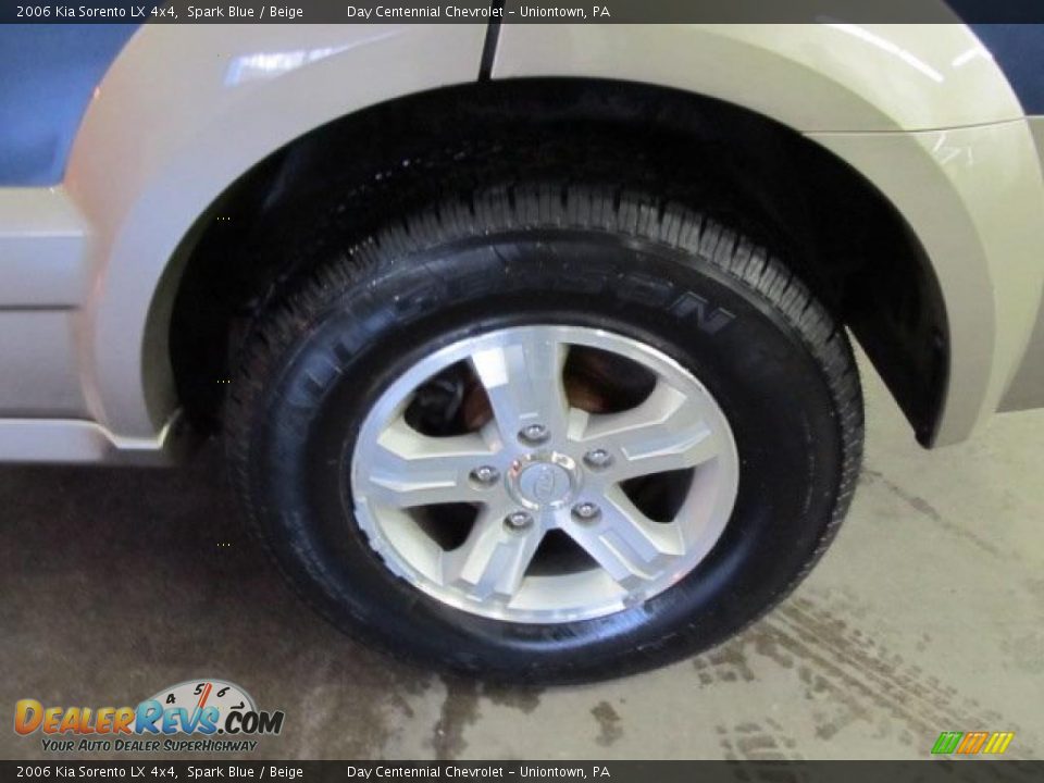 2006 Kia Sorento LX 4x4 Spark Blue / Beige Photo #3
